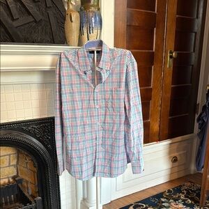 Charleston Threads Men's  Checkered Shirt-‎ worn twice